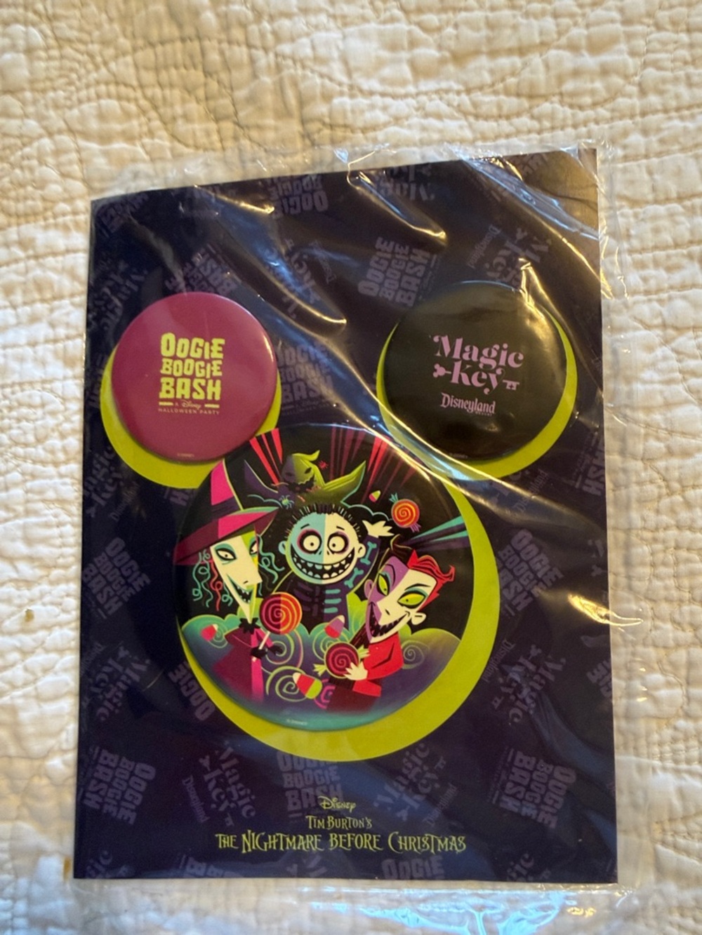 Disney Oogie Bobbie Bash pins 2025